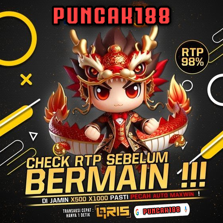 Puncak188 : Slot Online Dengan RTP Pola Sangat Akurat 100% image 1